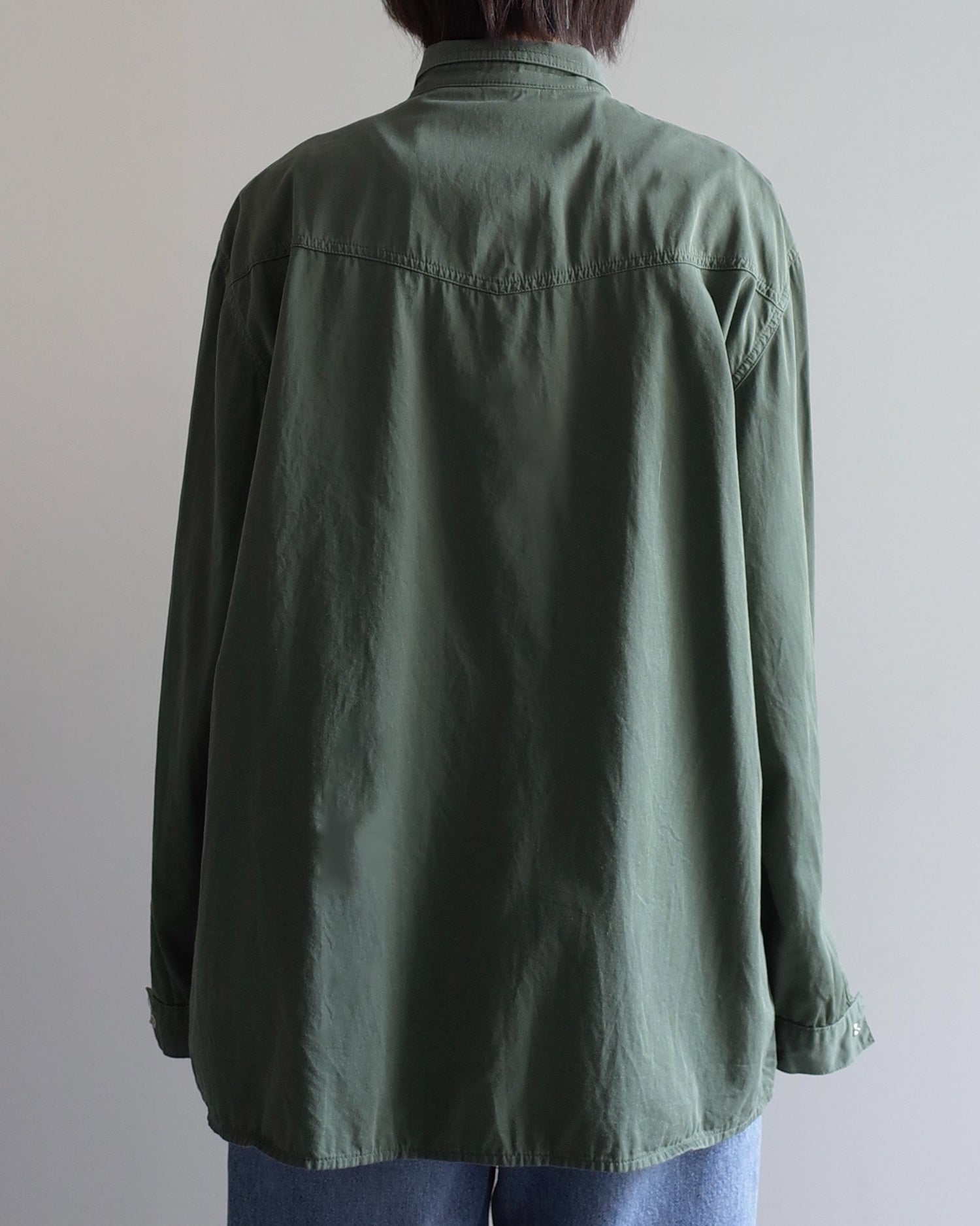 Used / EMBROIDERY COTTON SHIRT