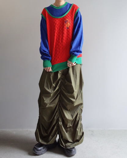 Used / LAYERED PULLOVER