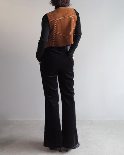 Used / LEATHER SHORT VEST