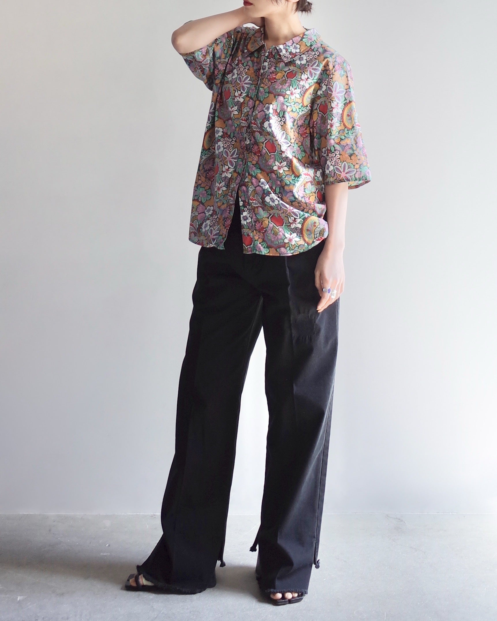 Used / HALF SLEEVE PAISLEY SHIRT