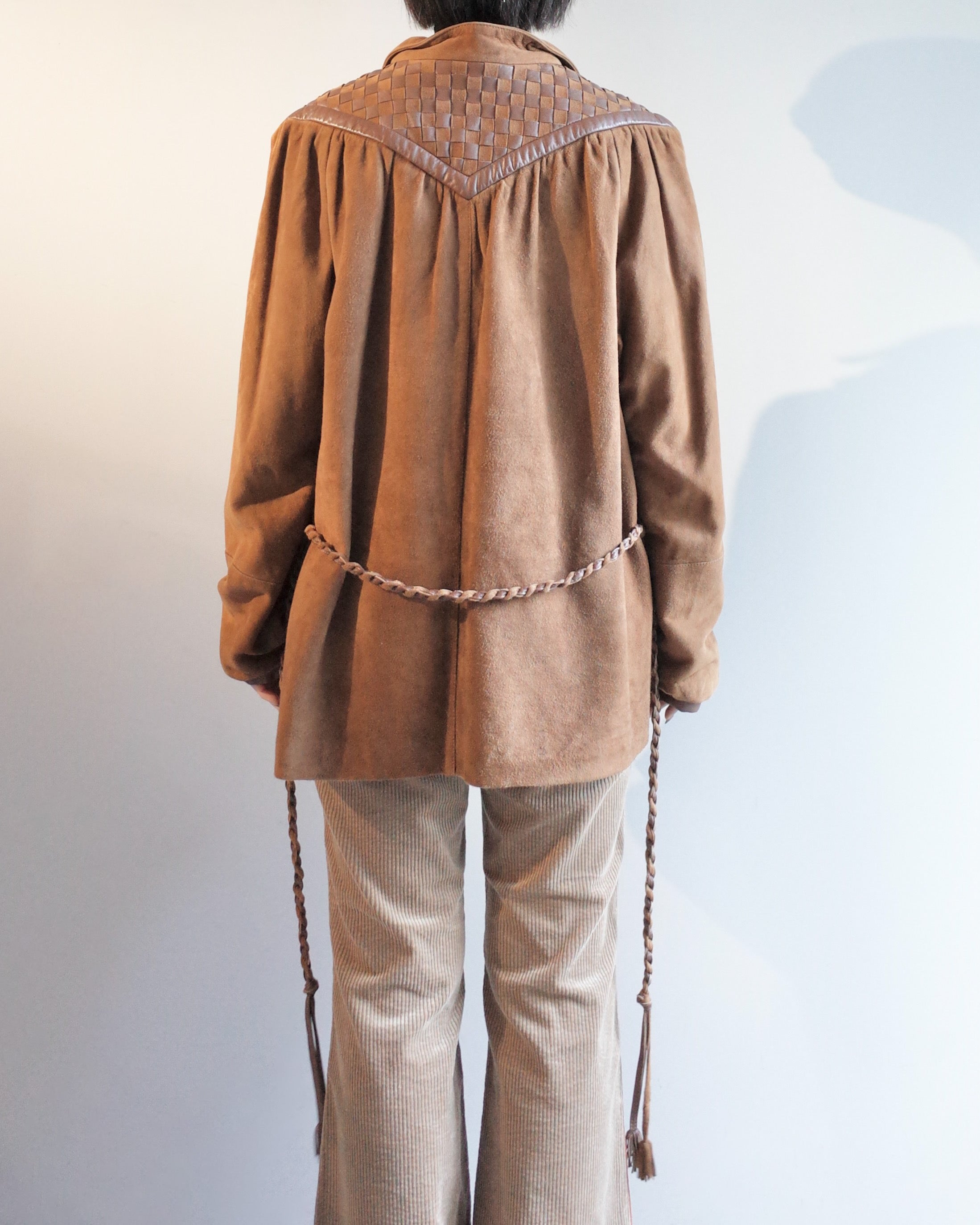 Used / LEATHER SHIRT JACKET