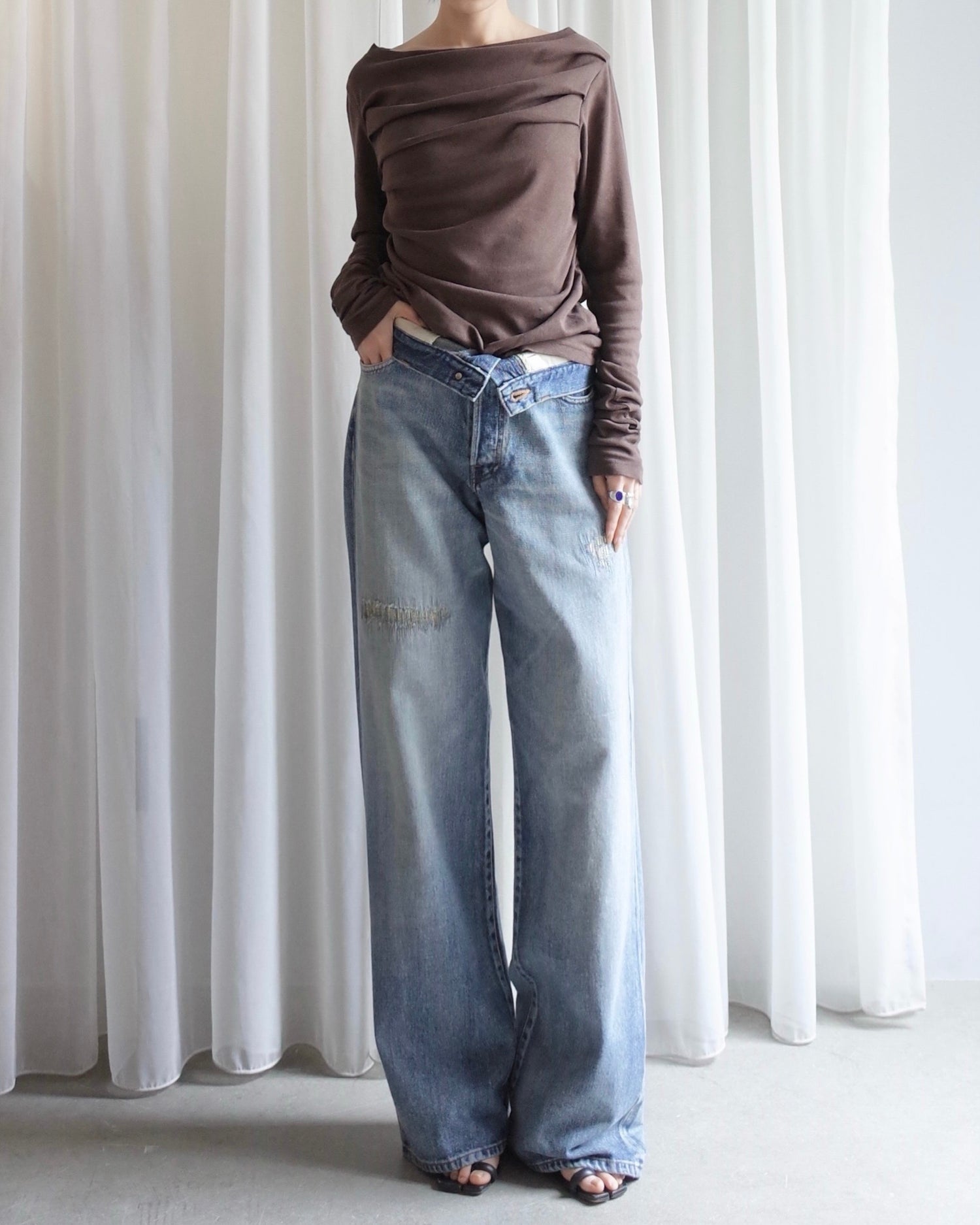 TOR別注 DRAPE LONG SLEEVE TEE