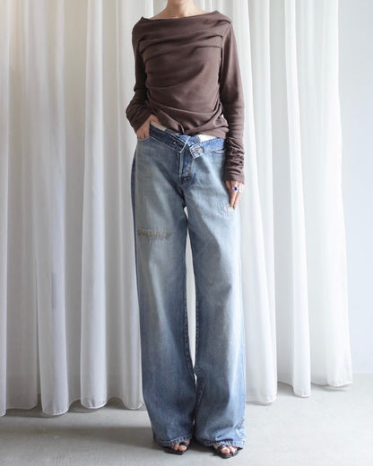 TOR別注 DRAPE LONG SLEEVE TEE