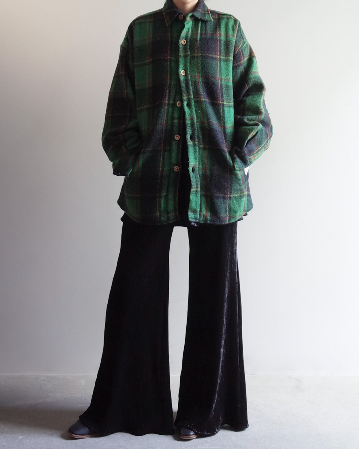 Used / WOOL SHIRT JACKET