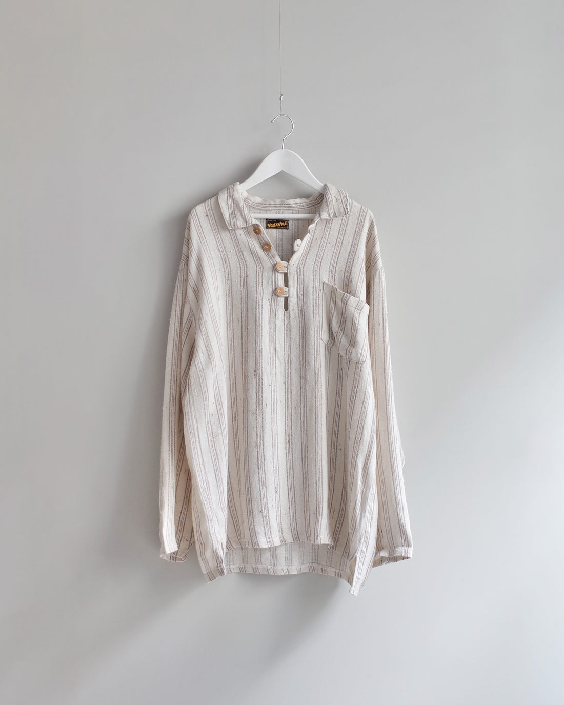 Used / OVERSIZED LINEN POLO SHIRT