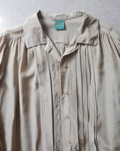 Used / BOW TIE SILK BLOUSE