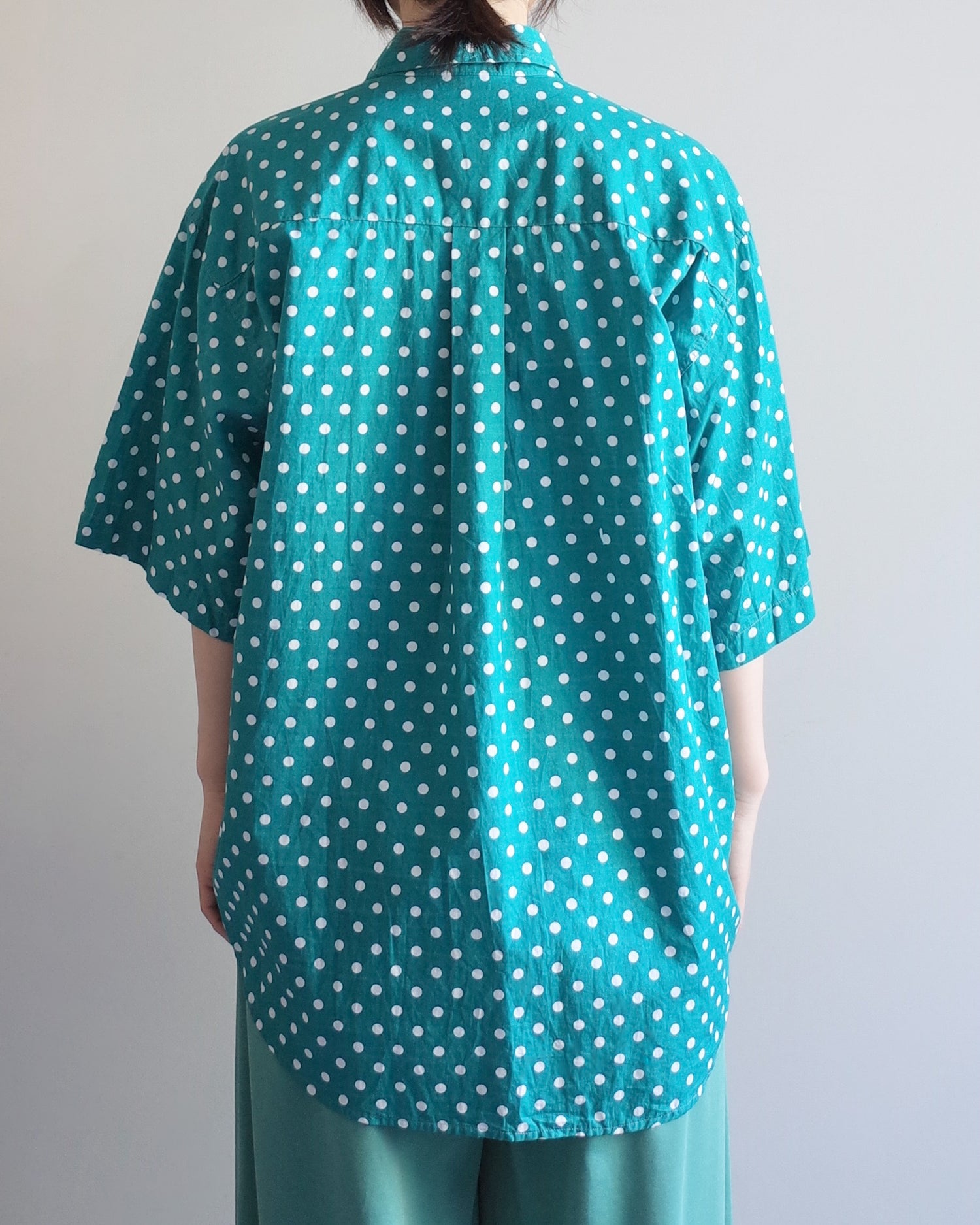 Used / HALF SLEEVE DOT SHIRT