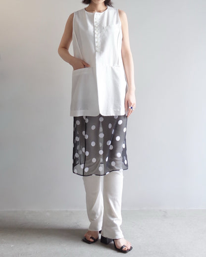DOT SHEER SKIRT