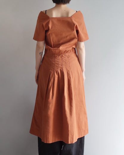 Used / ETHNIC HALFSLEEVE ONEPIECE