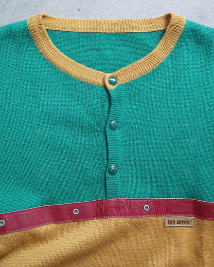 Used / HENRYNECK MULCHCOLOR SWEATER