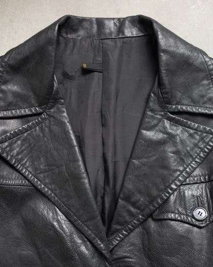 Used / LEATHER STORM COAT
