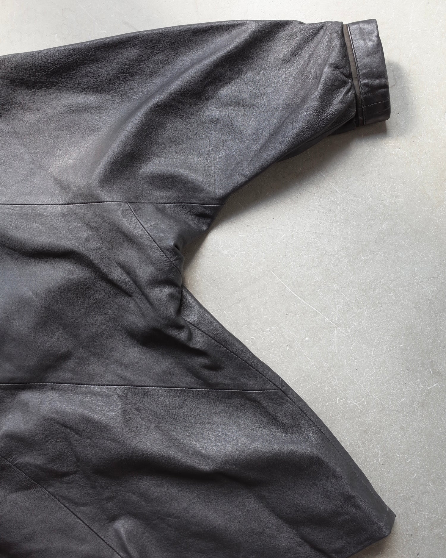 Used / LEATHER MEDI JACKET