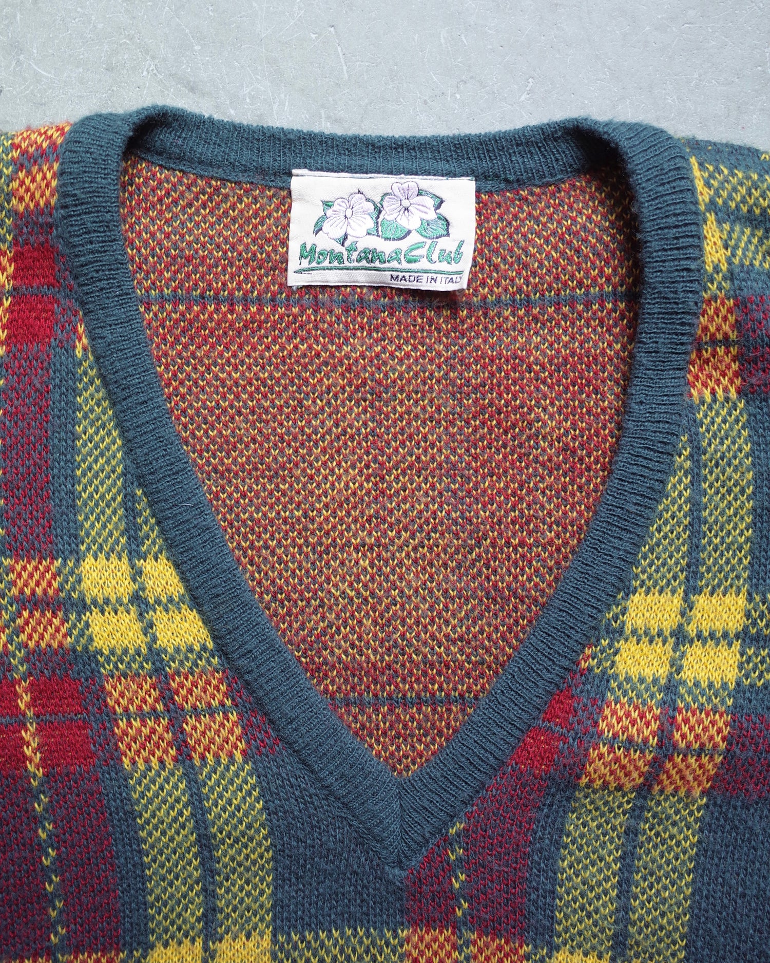 Used / V NECK KNIT PULLOVER