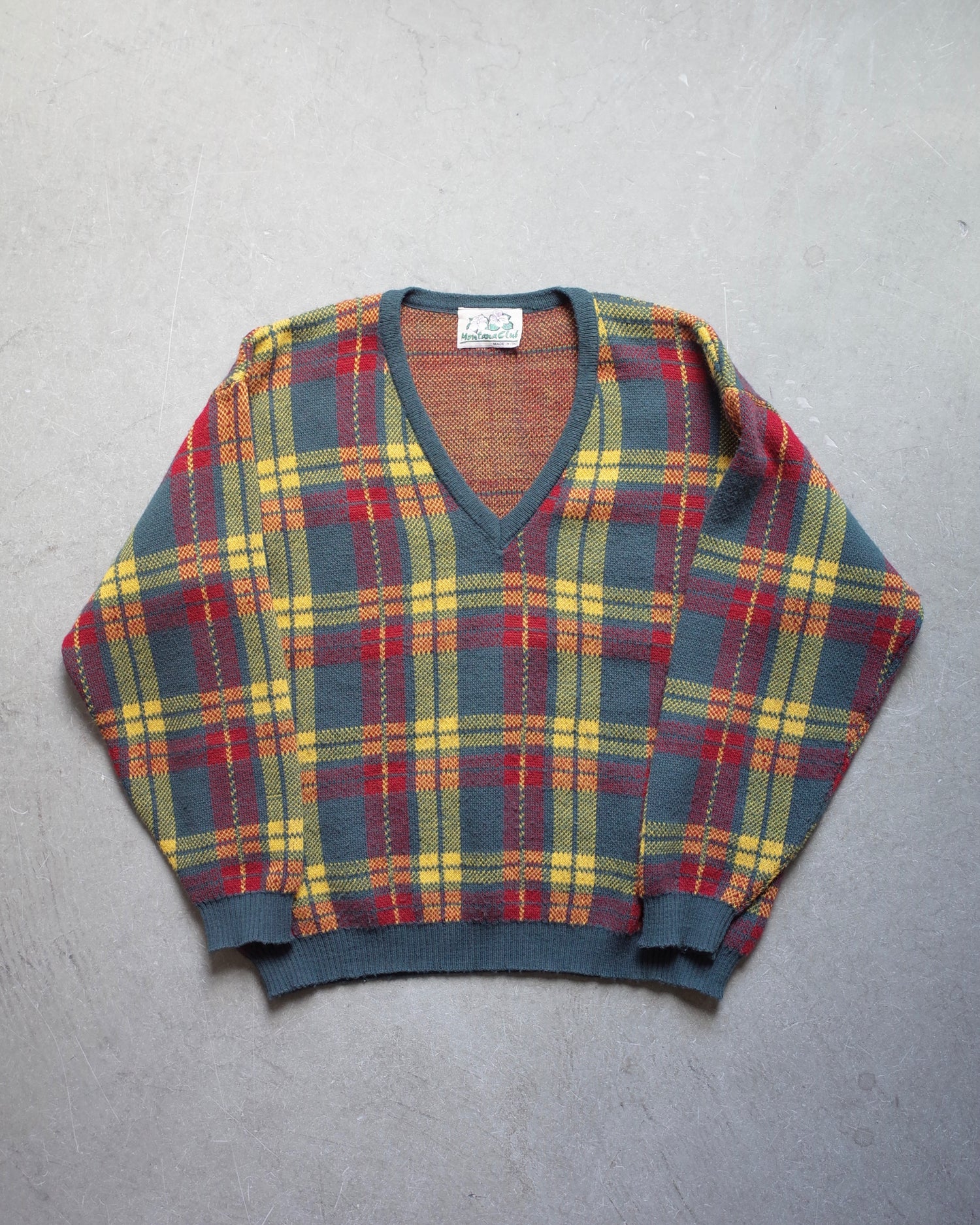 Used / V NECK KNIT PULLOVER