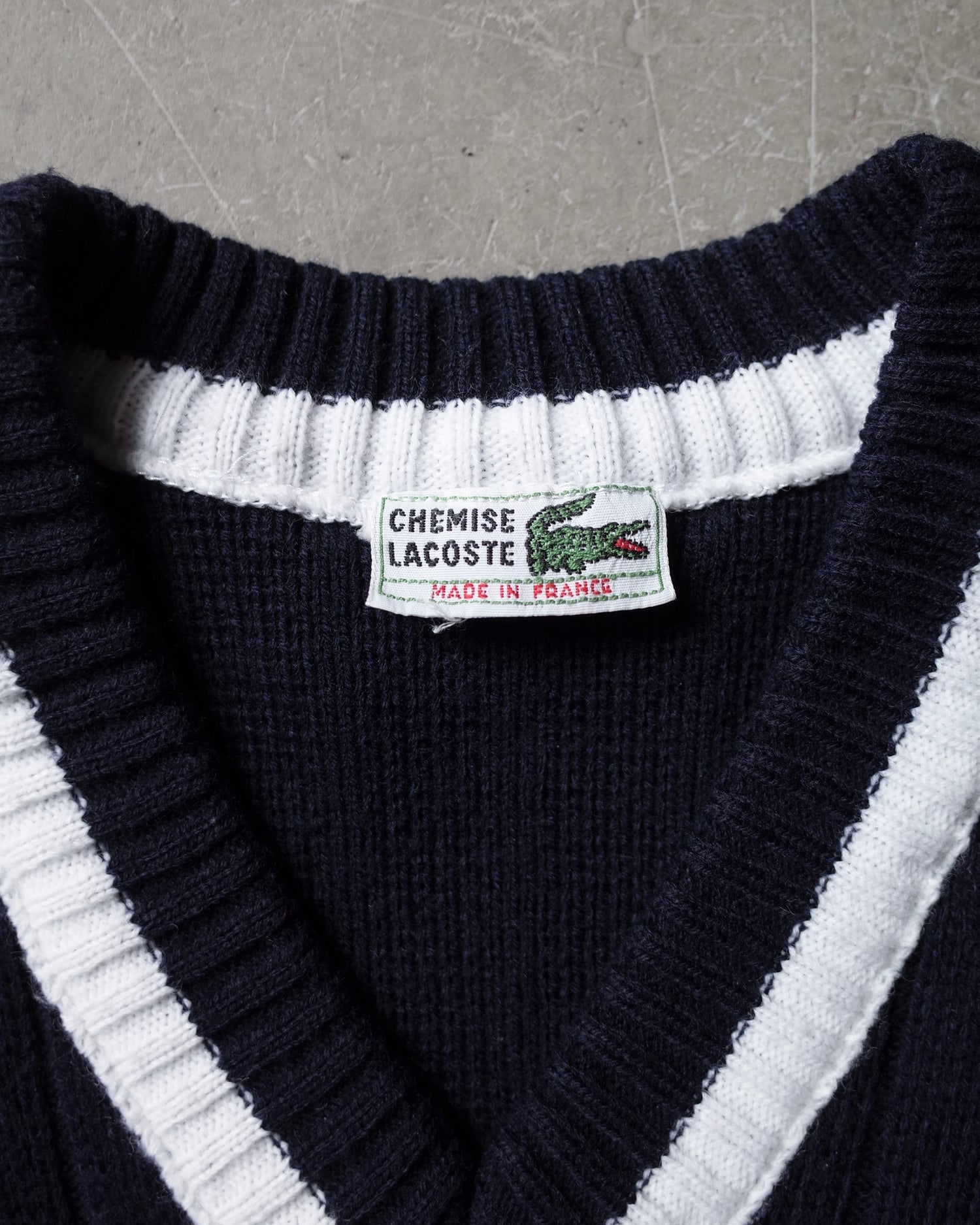 Used / 70s Lacoste KNIT VEST