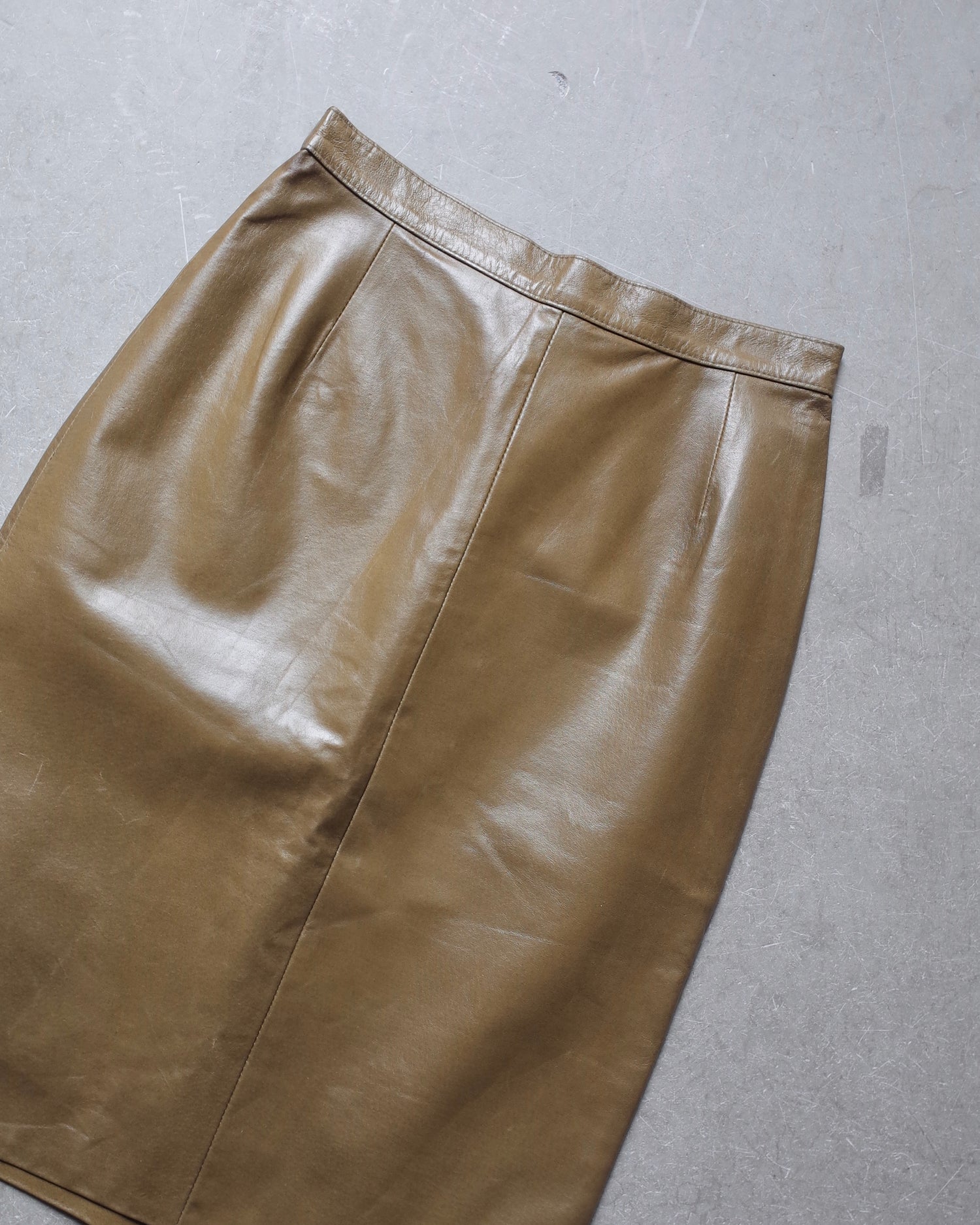 Used / LEATHER SKIRT