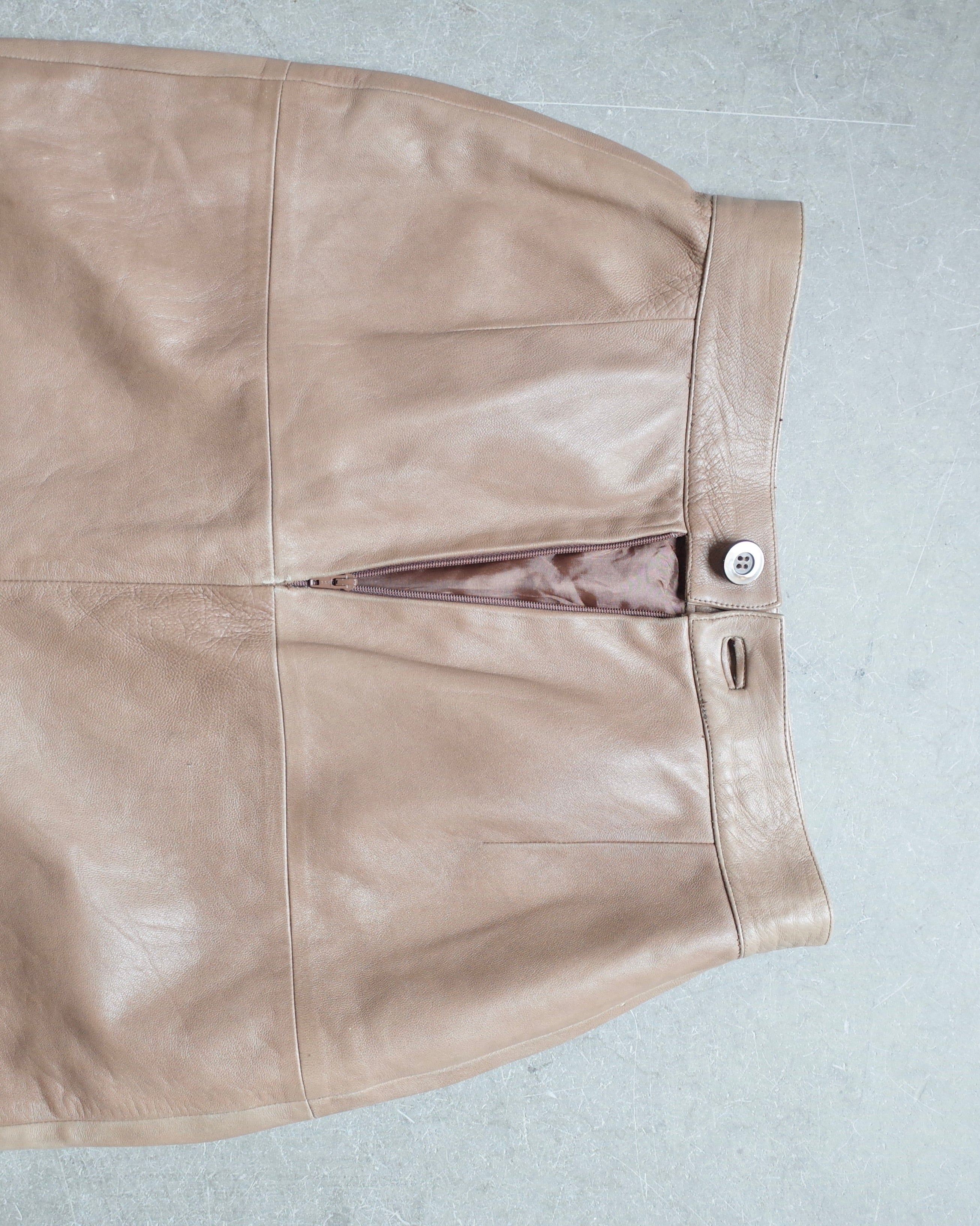 Used / LEATHER SKIRT
