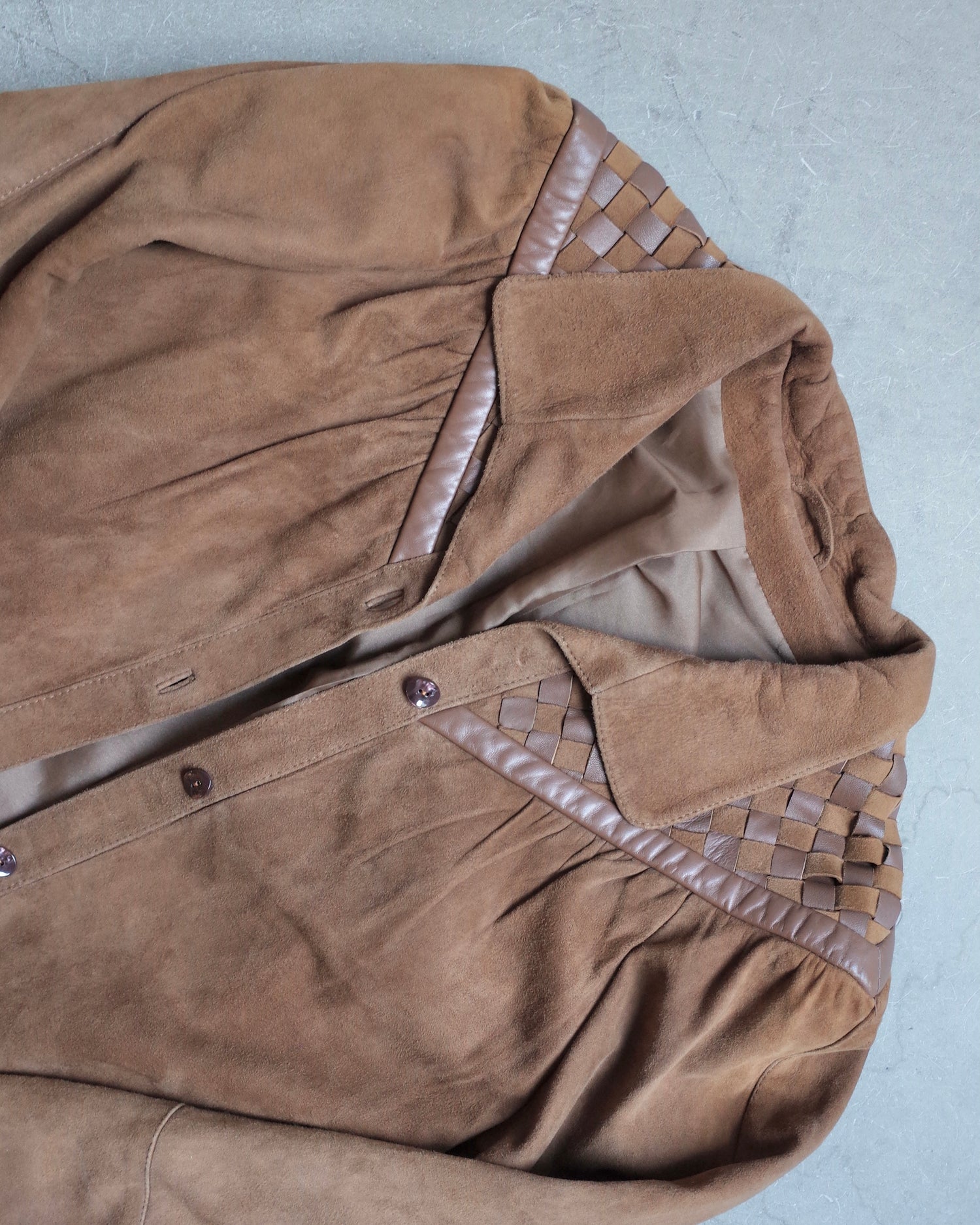 Used / LEATHER SHIRT JACKET