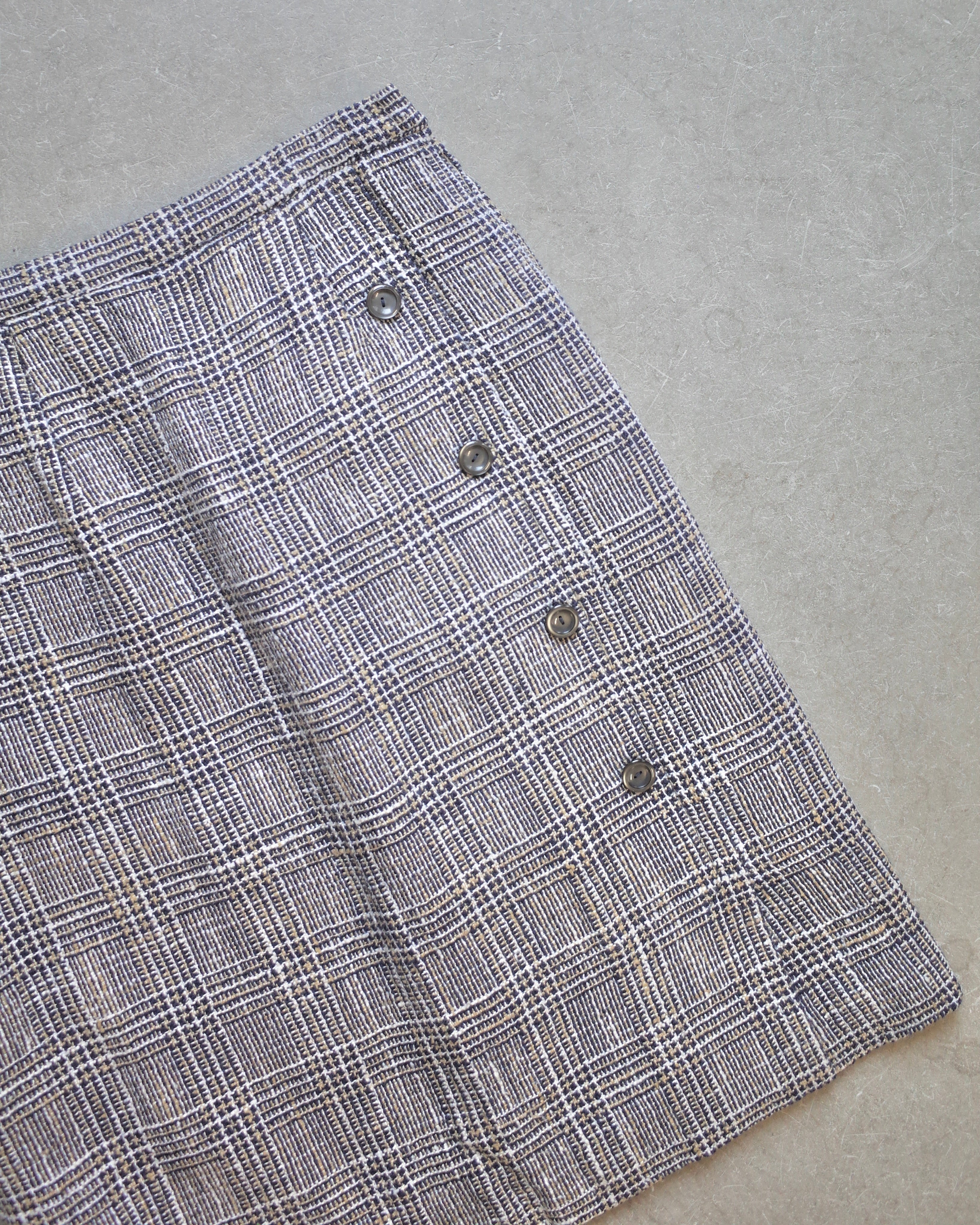 Used / CHECK SKIRT