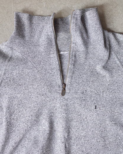 Used / Champion HALFZIP SWEAT SHIRT
