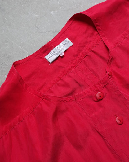 Used / HALF SLEEVE SILK SHIRT