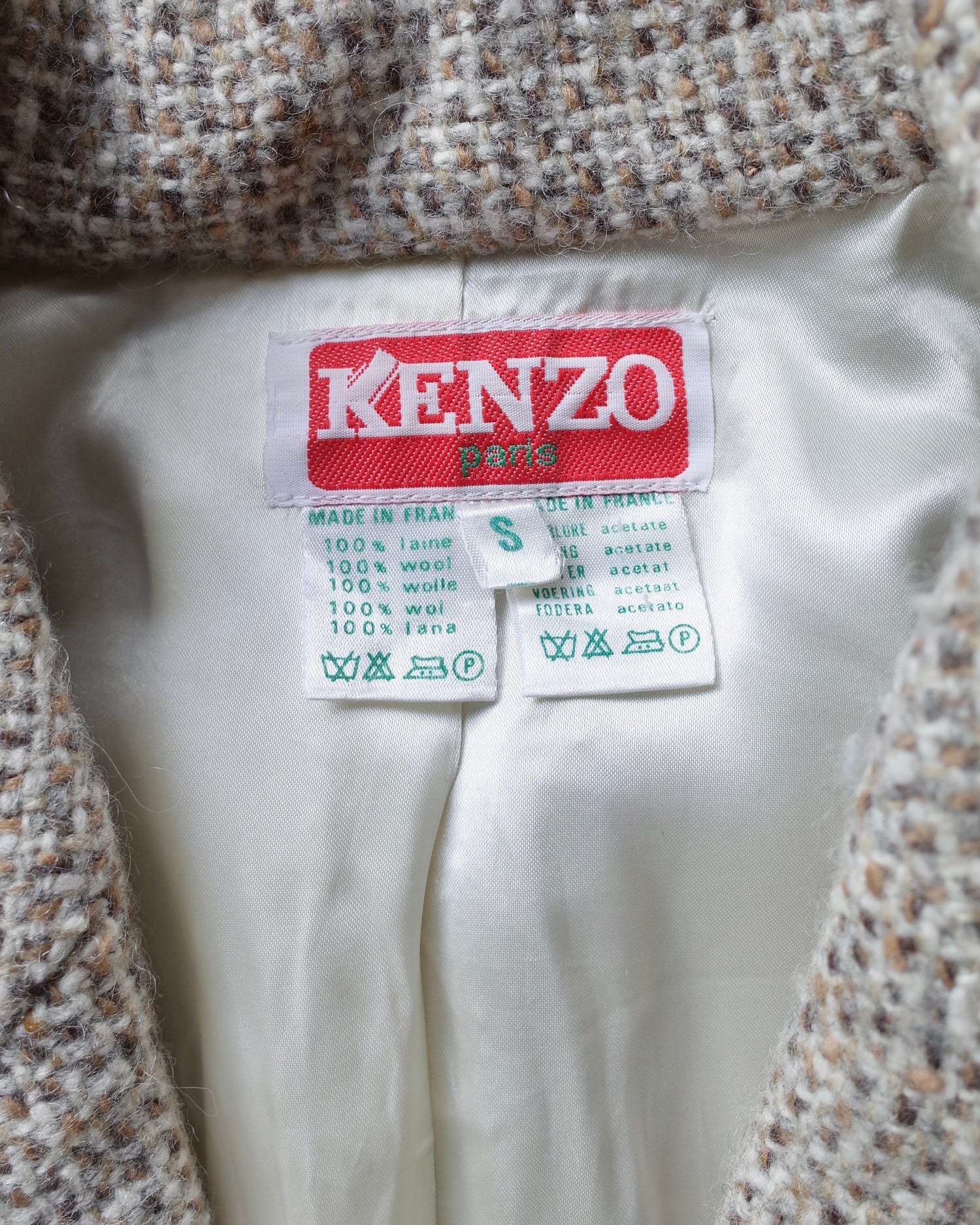 Used / KENZO TWEED SET UP