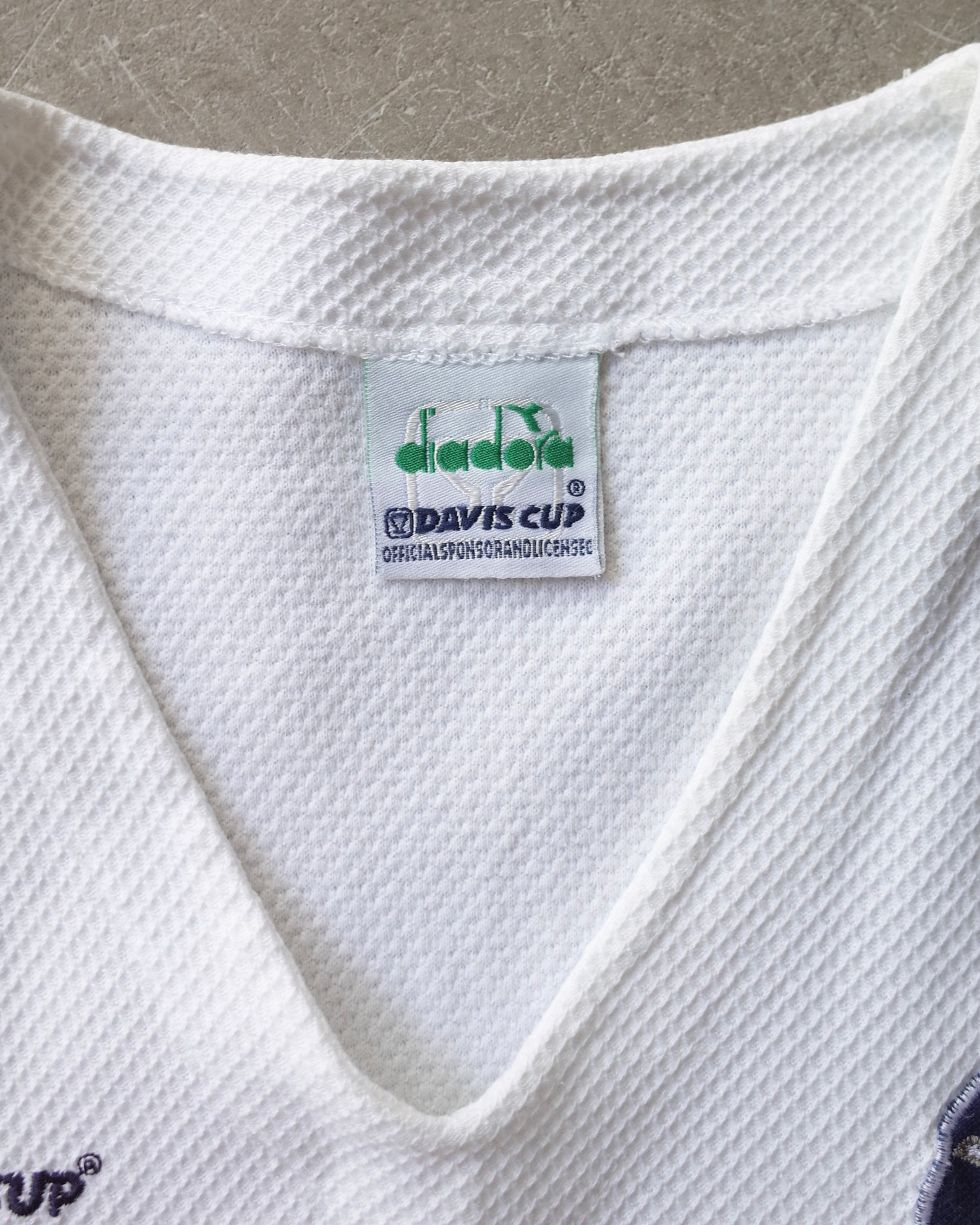 ★Used  / Diadora DAVIS CUP SLEEVELES TENNIS WEAR