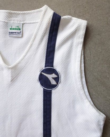★Used  / Diadora DAVIS CUP SLEEVELES TENNIS WEAR