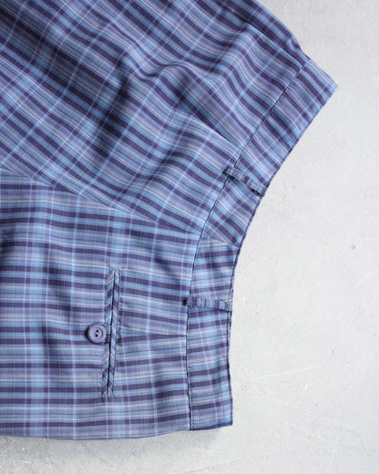 Used  / CHECK HALF PANTS