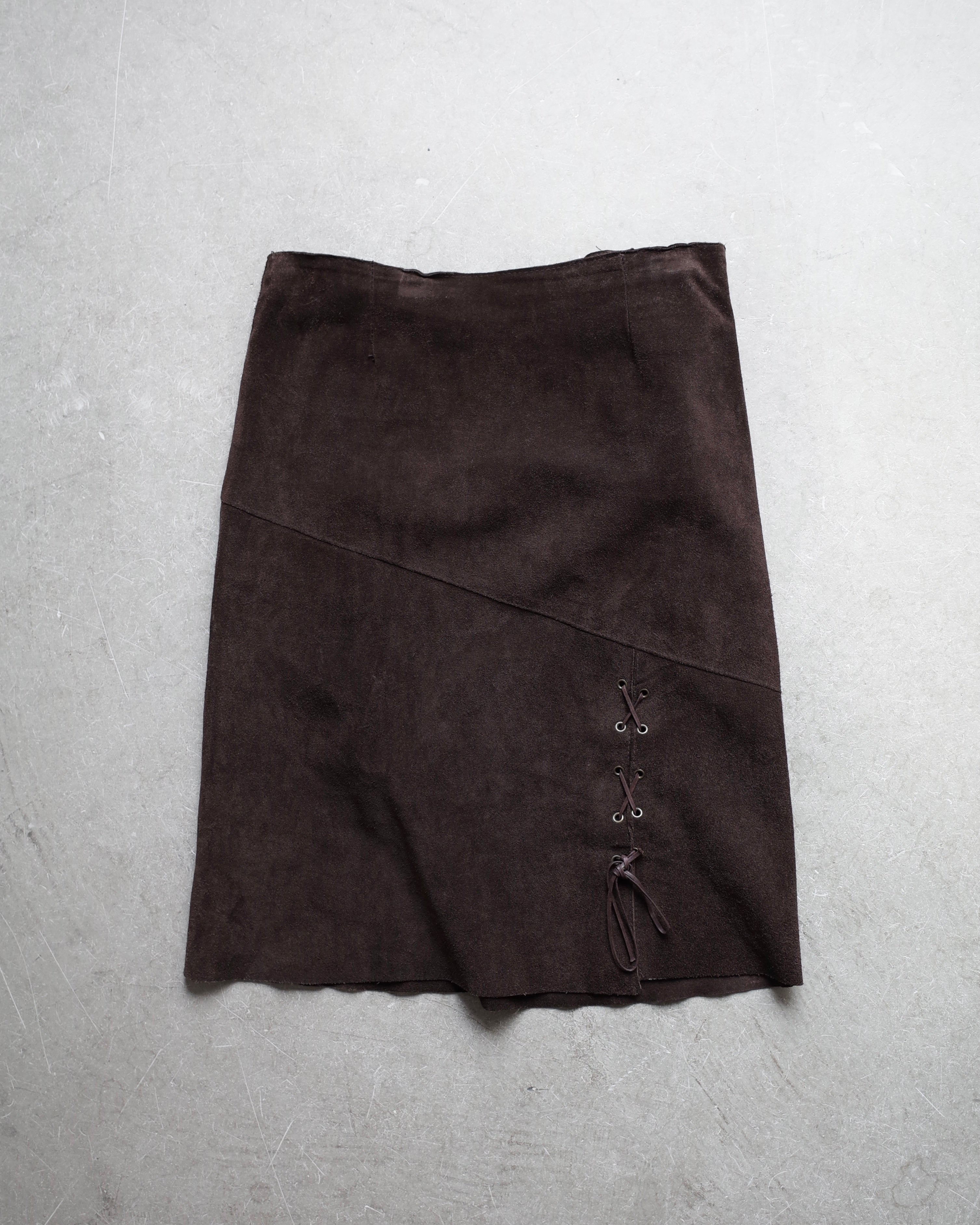 Used / LEATHER SKIRT