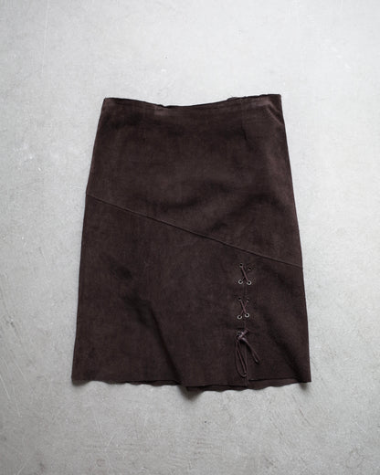 Used / LEATHER SKIRT