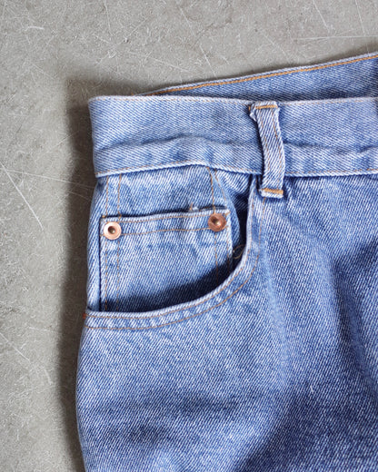 Used  / TAPERED DENIM PANTS