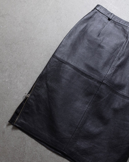 Used  / LEATHER SKIRT