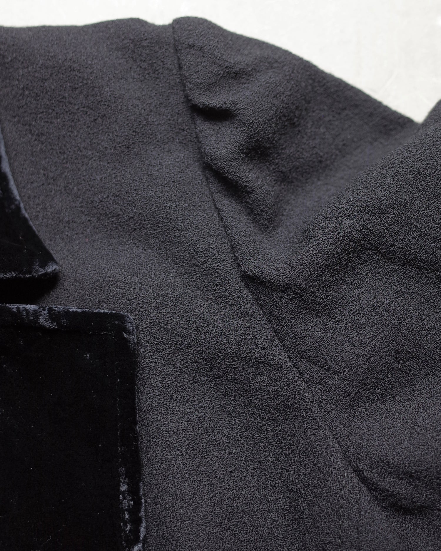 Used / VELOUR COLLAR ONEPIECE