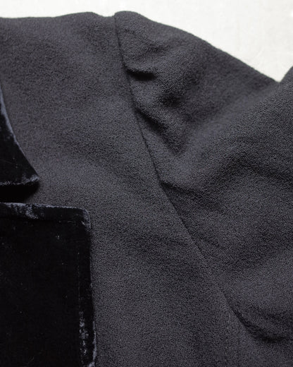 Used / VELOUR COLLAR ONEPIECE