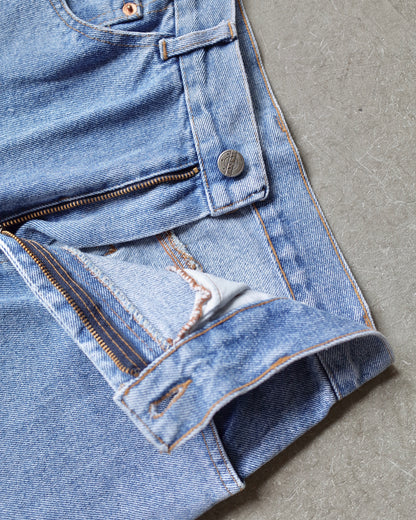 Used  / TAPERED DENIM PANTS