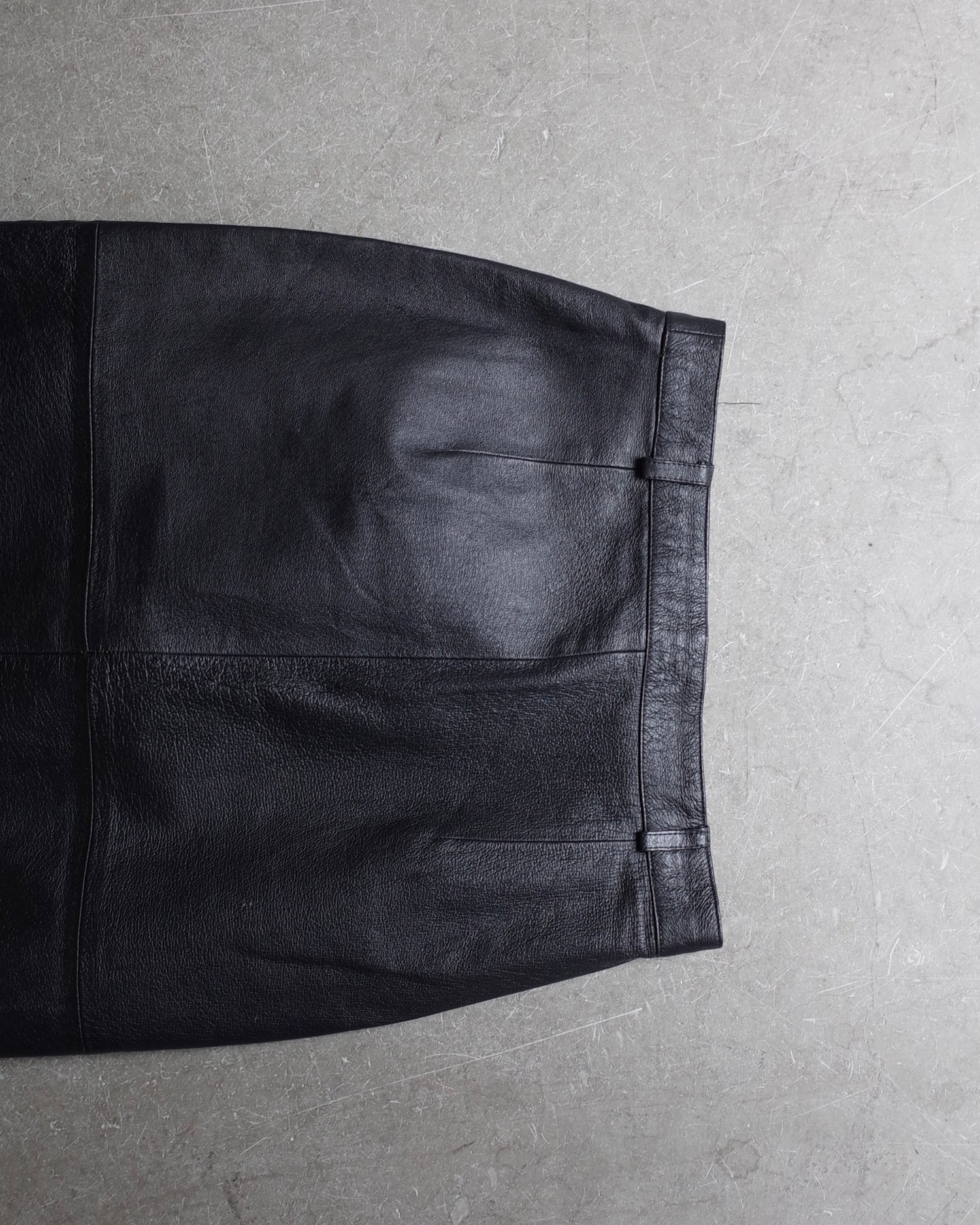 Used  / LEATHER SKIRT