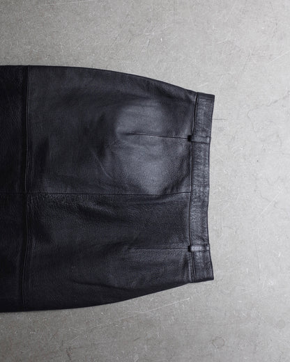 Used  / LEATHER SKIRT