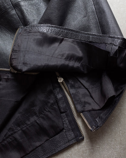 Used  / LEATHER SKIRT