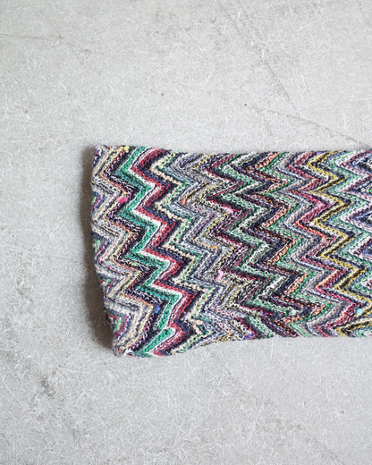 Used  / CHEVRON KNIT JACKET
