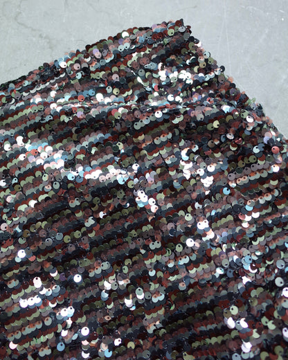 Used / SEQUINS BARE TOP ONEPIECE