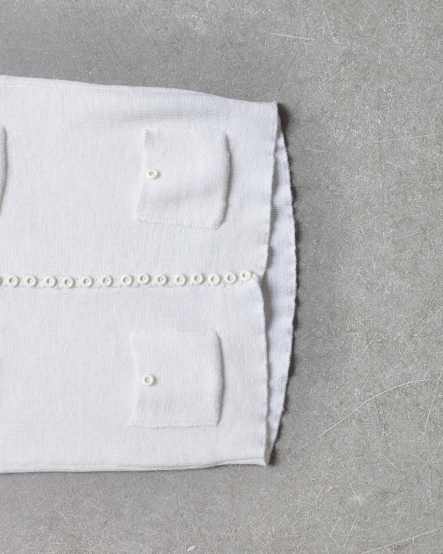 Used / HALF SLEEVE KNIT PULLOVER