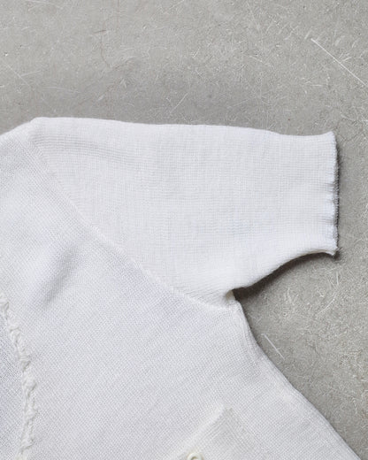 Used / HALF SLEEVE KNIT PULLOVER