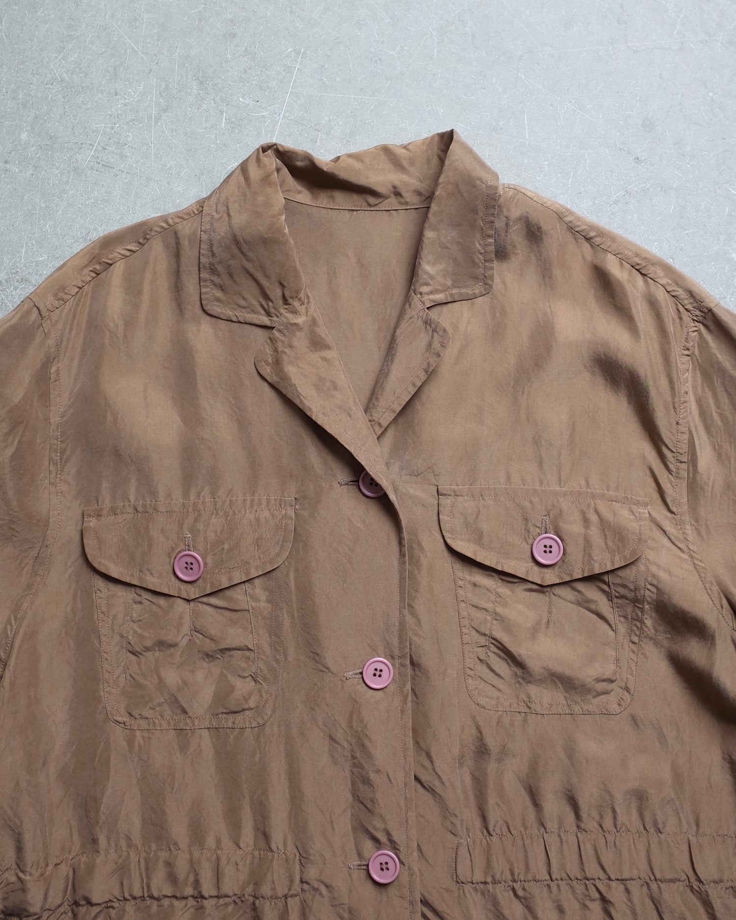 Used / SILK SHIRT JACKET