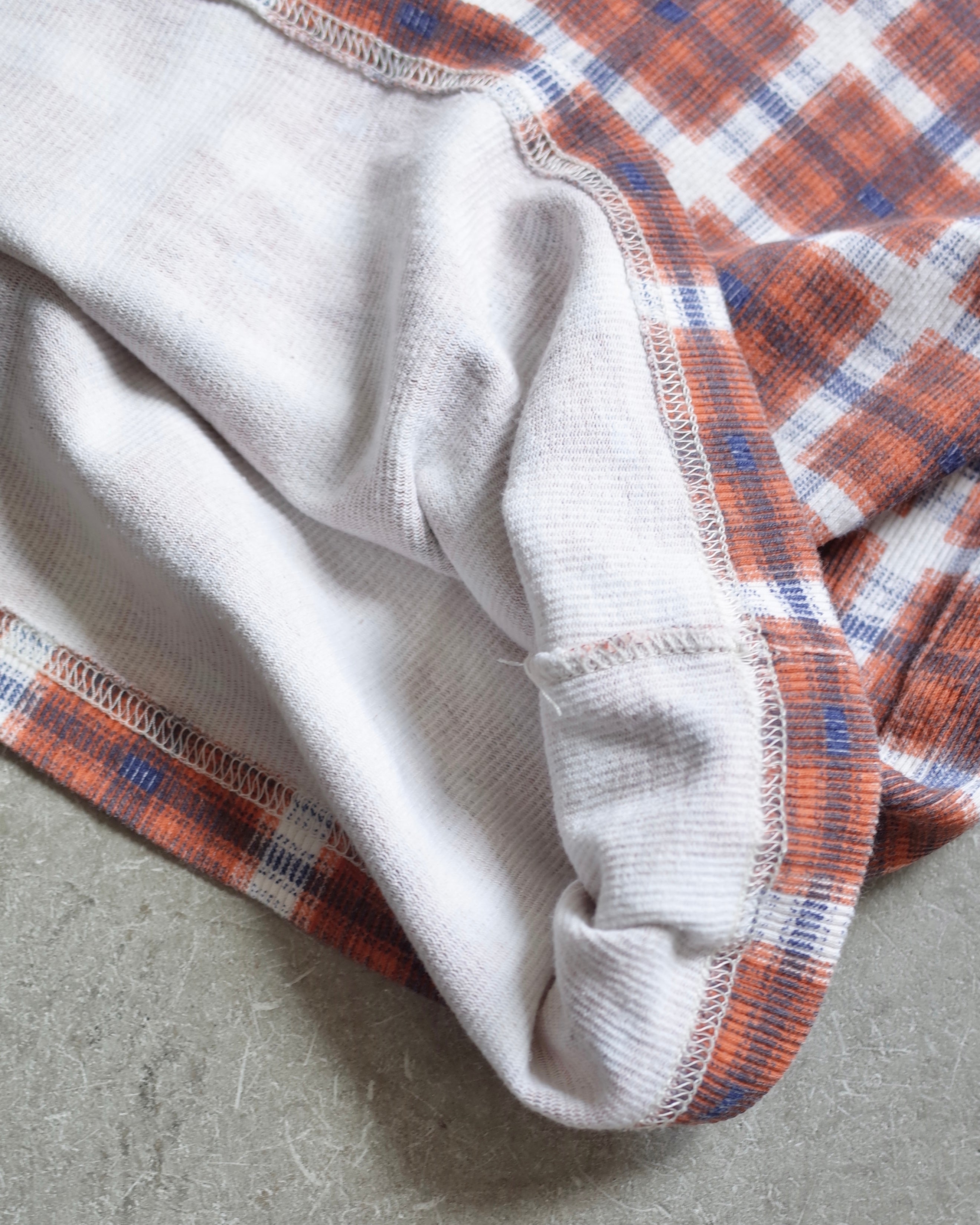 Used / CHECK PATTERN HALF SLEEVE SHIRT