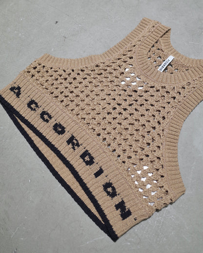 【期間限定】COTTON TAPE YARN MESH TANK