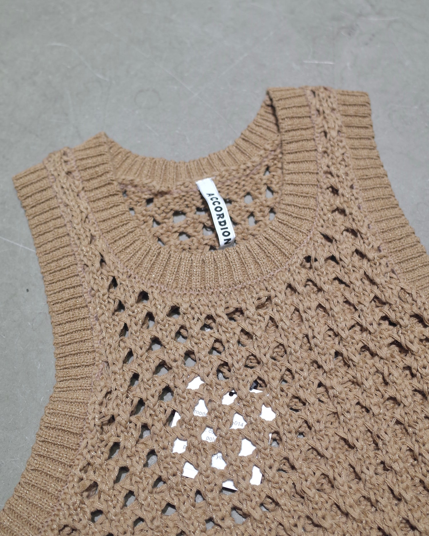 【期間限定】COTTON TAPE YARN MESH TANK