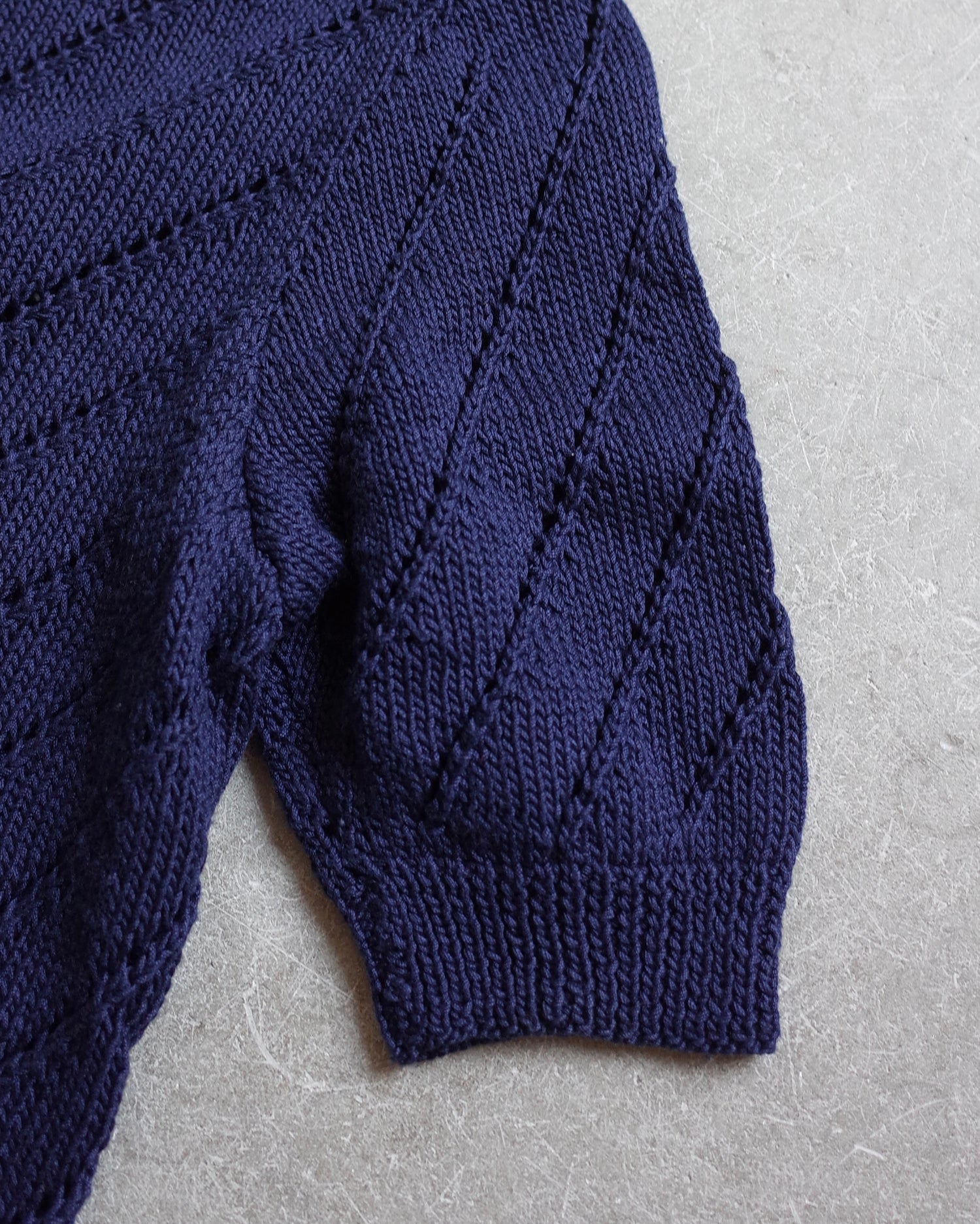 Used / HALF SLEEVE KNIT CARDIGAN