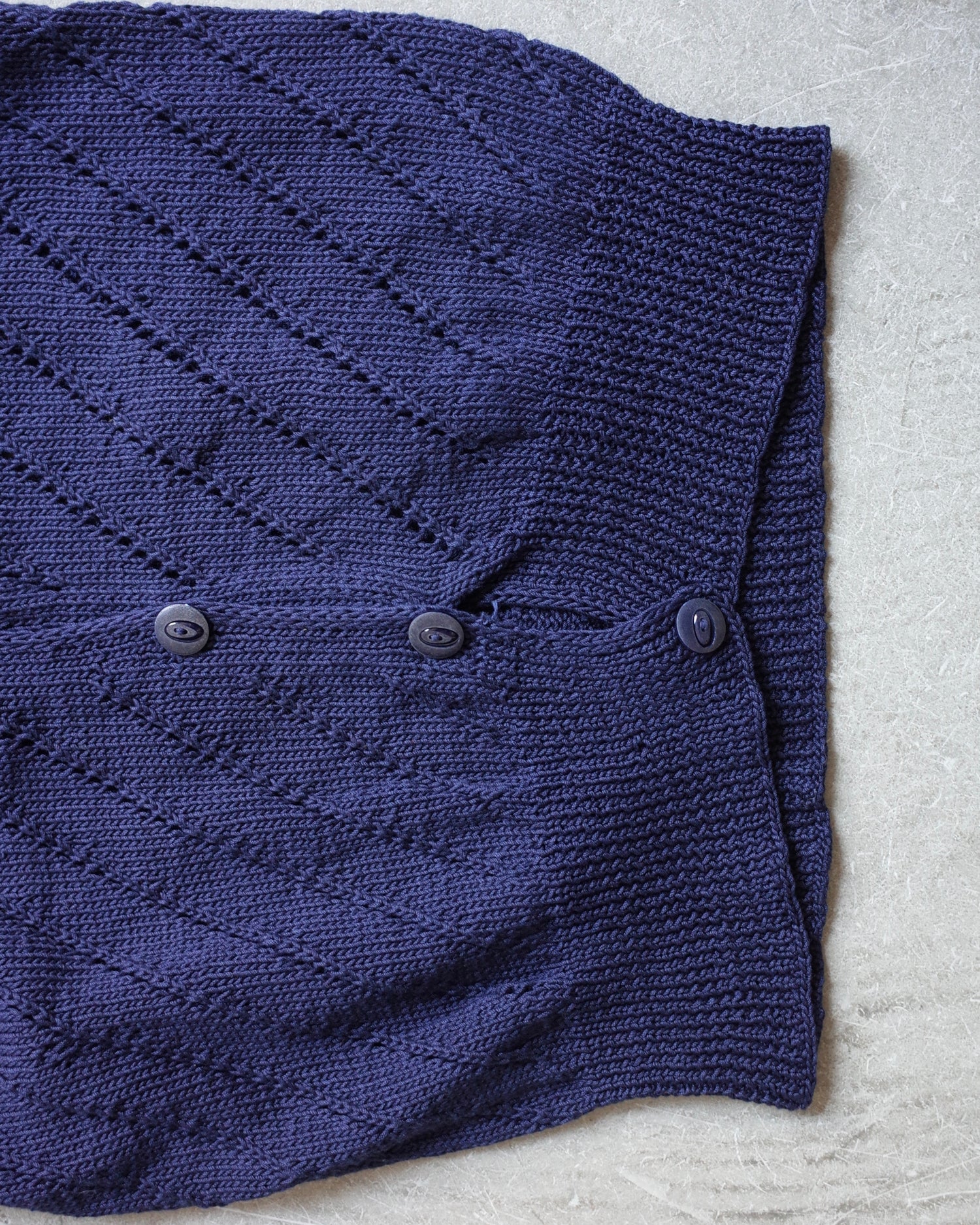 Used / HALF SLEEVE KNIT CARDIGAN
