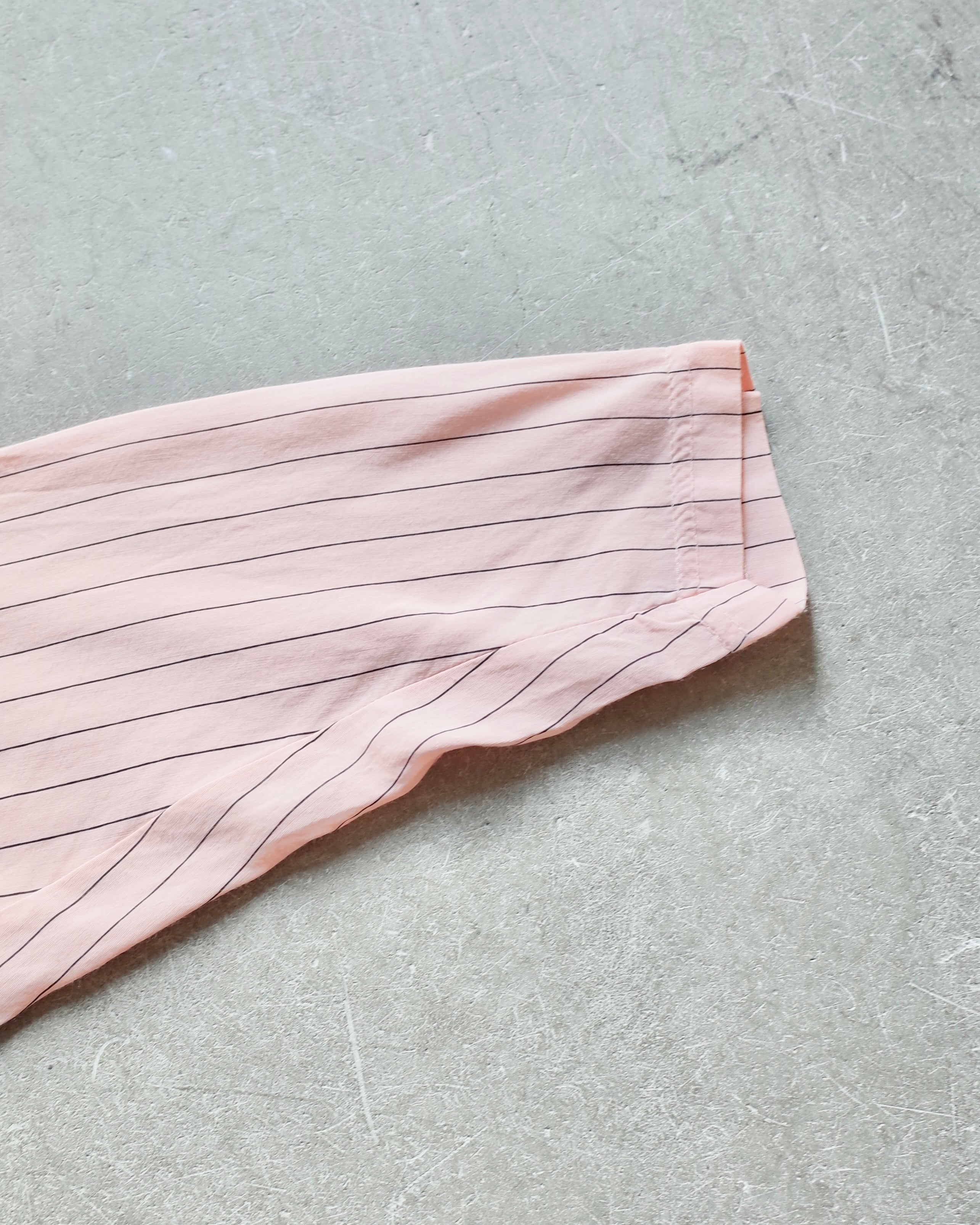 Used / NOCOLLAR STRIPE SHIRT